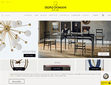 Tablet Screenshot of dopo-domani.com