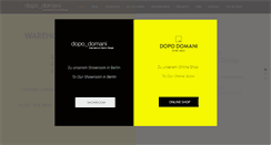 Desktop Screenshot of dopo-domani.de